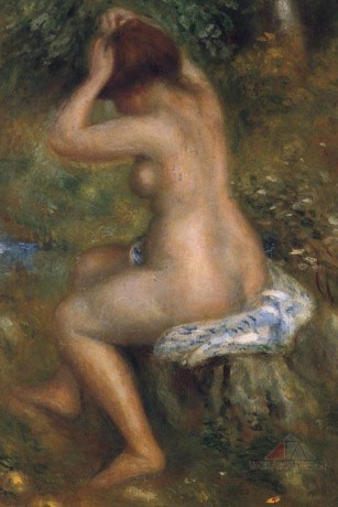 Renoir- koupající se žena