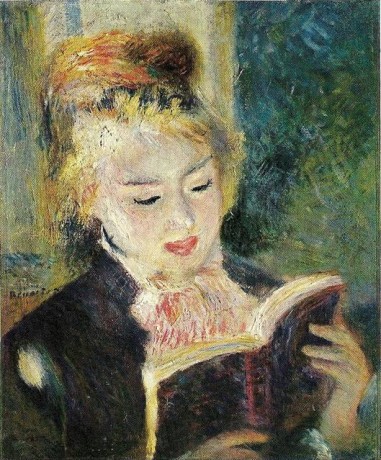 Renoir- čtenářka